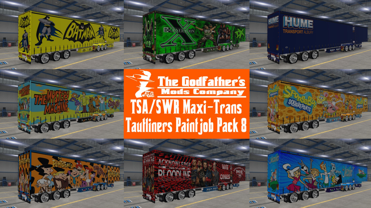 The Godfather's TSA/SWR Maxi-Trans Tautliners Paintjob Pack 8